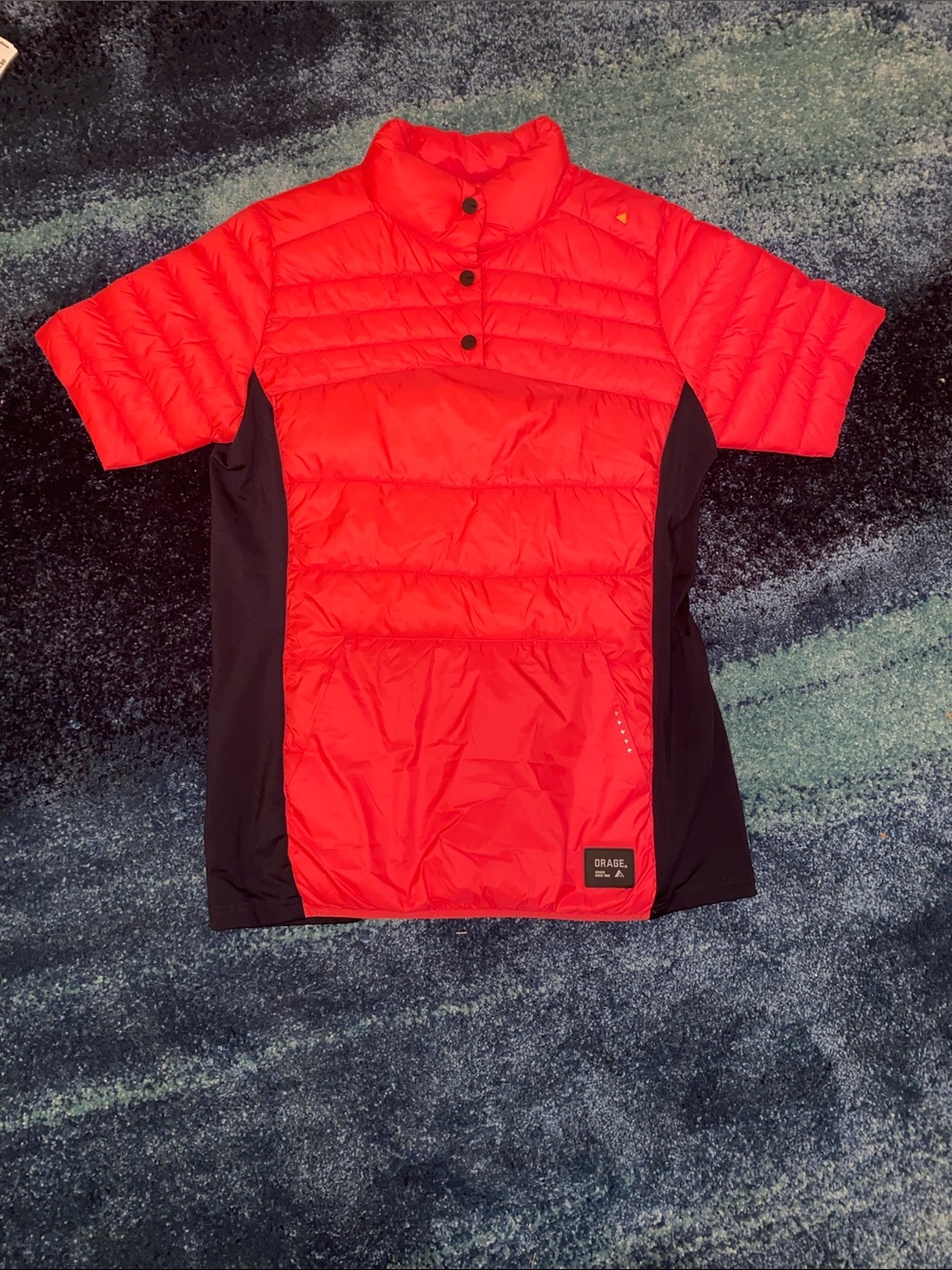 Orage Kimono Pullover / Puffer Short Sleeve / New without Tags Size L